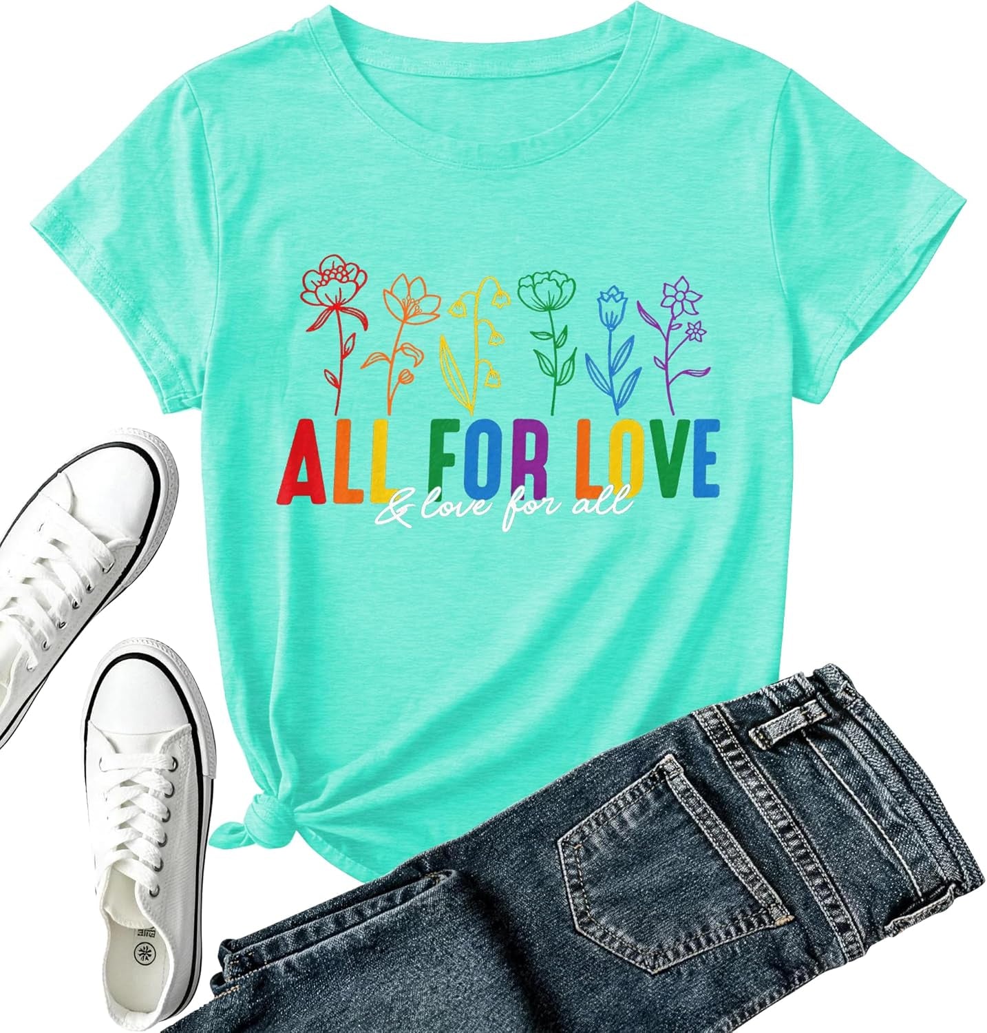Mental Health Awareness Shirt Women-Brain Flower Tshirt Women Neuro Diversity Tee Tops Motivational Short Sleeve