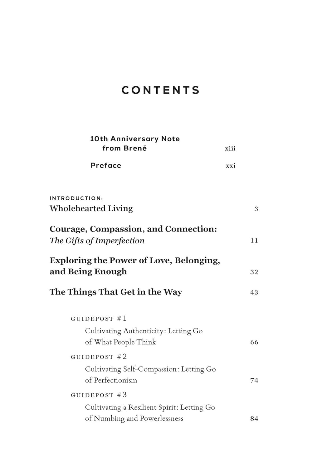 The Gifts of Imperfection: 10Th Anniversary Edition: Features a New Foreword and Brand-New Tools