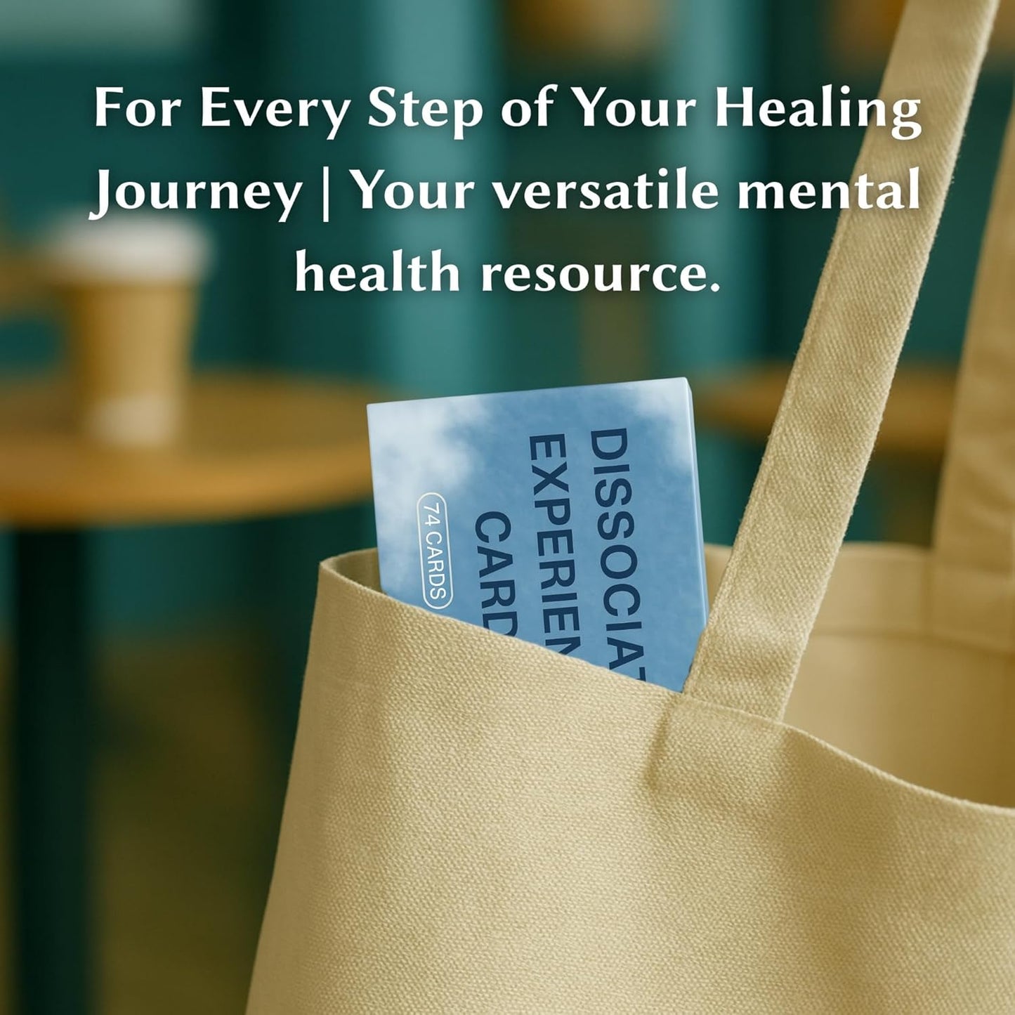 Dissociative Experiences Coping Cards - a Therapy Toolkit with 74 Prompts for Complex PTSD & DID | EMDR & Trauma Therapy Resource for Counselors, Therapists & Individuals