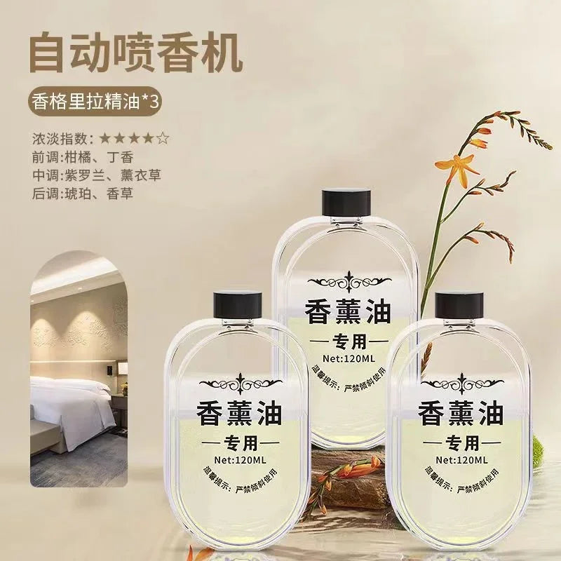 120Ml Wall Mounted Essential Oils Diffuser Aroma Diffuser 4 Modes Air Freshener with Night Light Toilet Home Room Fragrance Gift