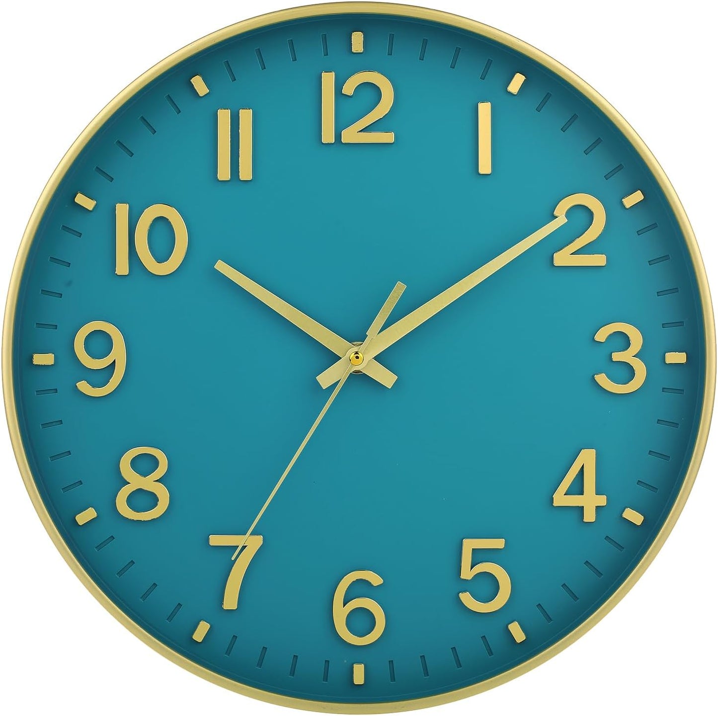 Wall Clocks for Living Room Bedroom Office Classroom Decor Small Silent Non Ticking Kitchen Wall Clock Battery Operated