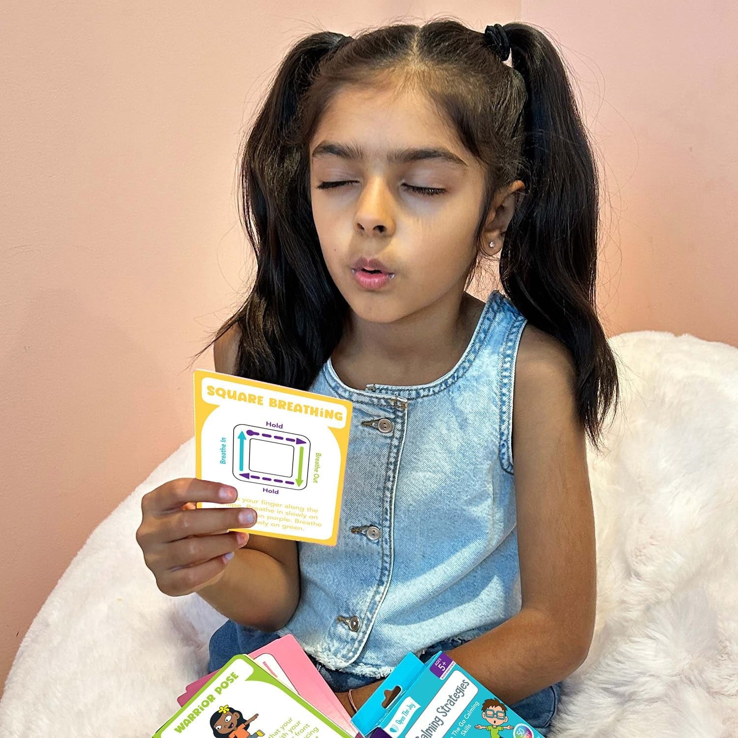 Calming Strategies Cards for Kids - Mindfulness Activities, Stress Relief Techniques, and Emotional Regulation Tools - Ages 4 and Up
