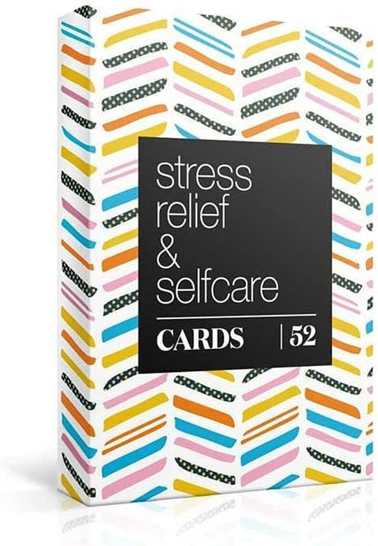 52 Stress Less & Self Care Cards - Mindfulness & Meditation Exercises - Anxiety Relief & Relaxation