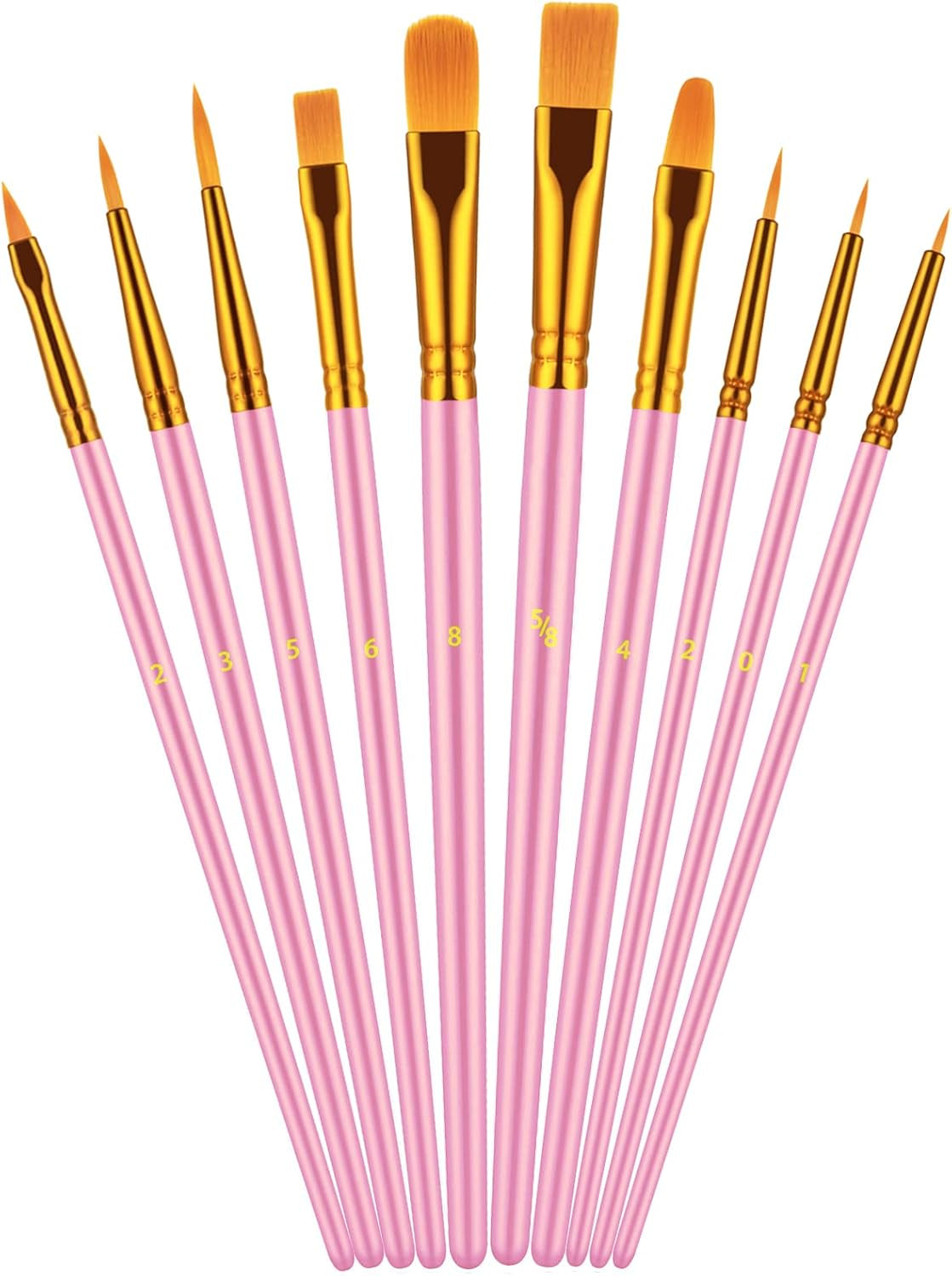 Paint Brushes Set, 30 Pcs Paint Brushes for Acrylic Painting, Oil Watercolor Acrylic Paint Brush, Artist Paintbrushes for Body Face Rock Canvas, Adult Drawing Arts Crafts Supplies, Blue