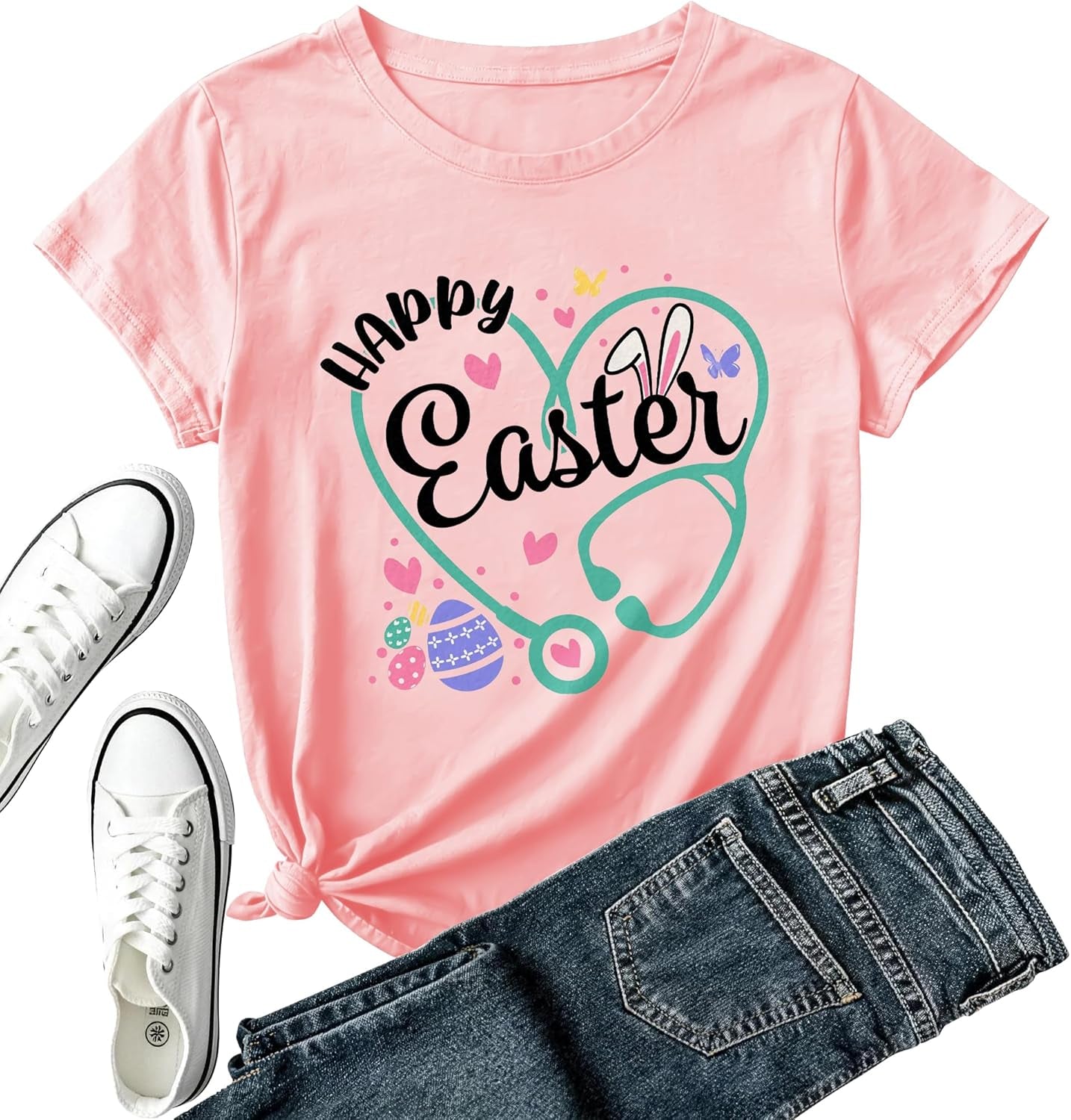 Mental Health Awareness Shirt Women-Brain Flower Tshirt Women Neuro Diversity Tee Tops Motivational Short Sleeve