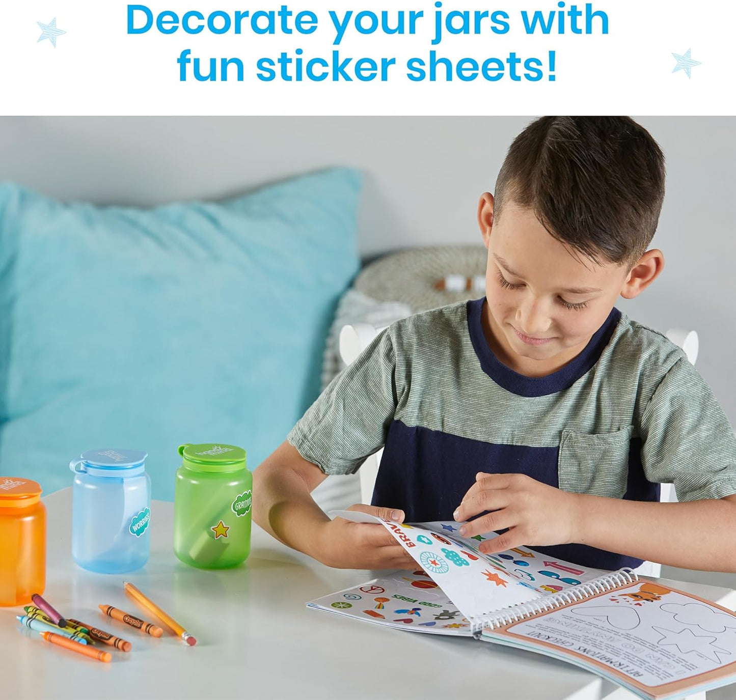 Filling My Jars Interactive Journal, Gratitude Journal, Positive Affirmations for Kids, Growth Mindset and Mindfulness for Kids, Social Emotional Learning Activities