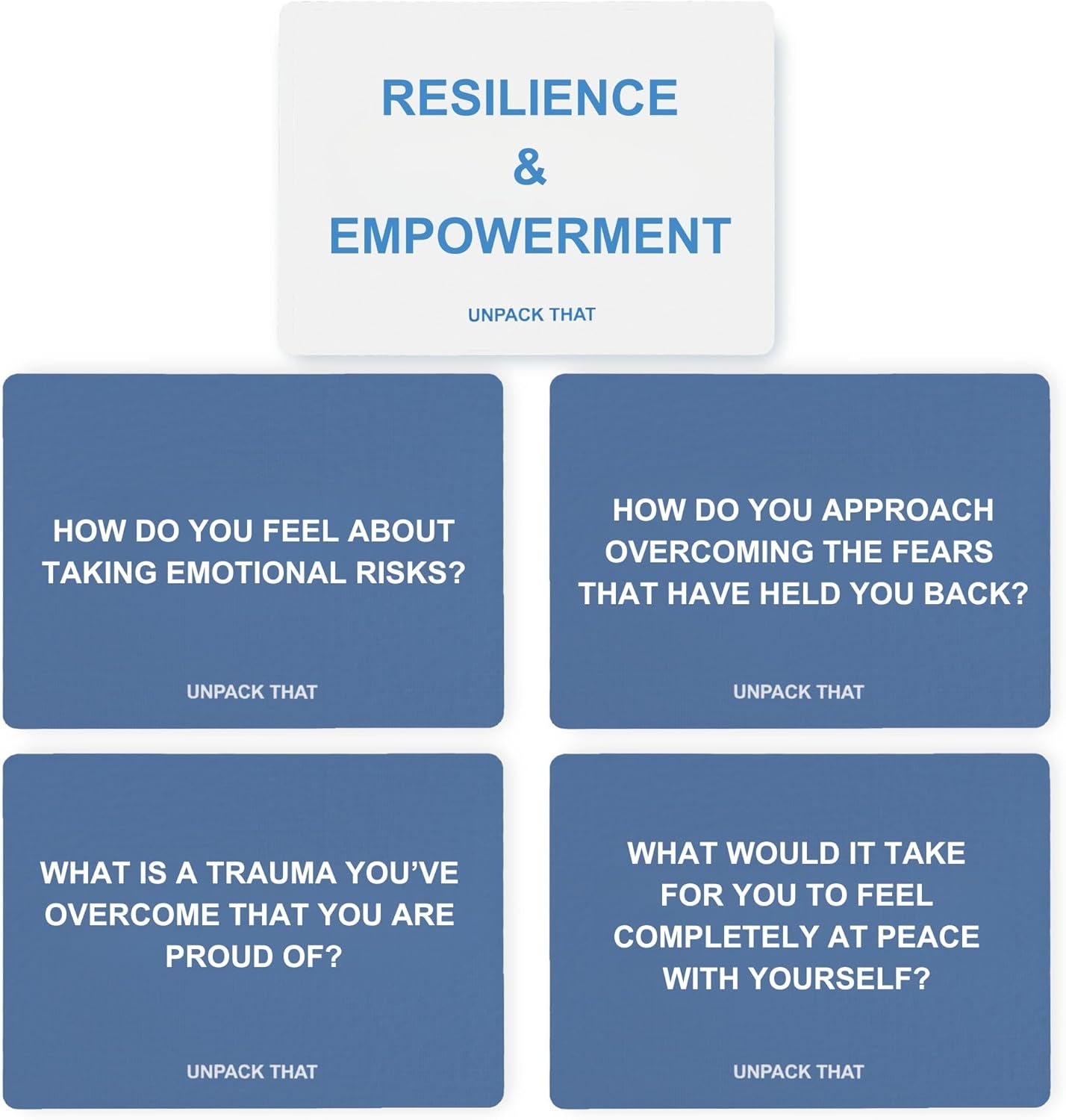 Self-Exploration Card Deck Personal Growth Cards - 100 Deep Questions for Self-Discovery, Mindfulness & Emotional Healing | Journal Prompt, for Her