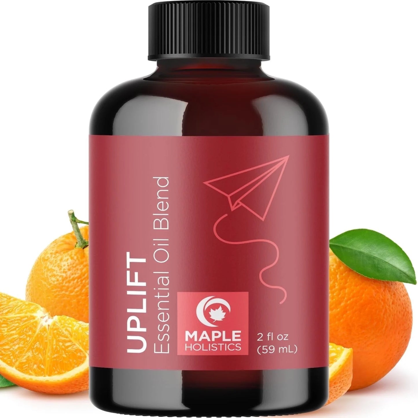 Uplift Aromatherapy Essential Oil Blend - Happy Essential Oil Blend of Calming Essential Oils for Diffusers for Home and Travel with Citrus Essential Oils and Pure Aromatherapy Oils for Diffusers 2Oz