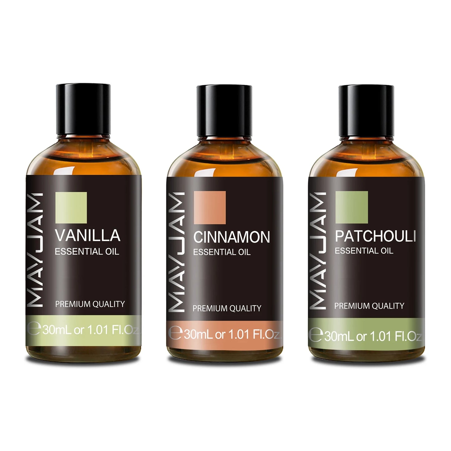 30ML Essential Oils Vetiver Thyme Vanilla Peppermint Ylang Ylang Jasmine Eucalyptus for Humidifier Scented Candle