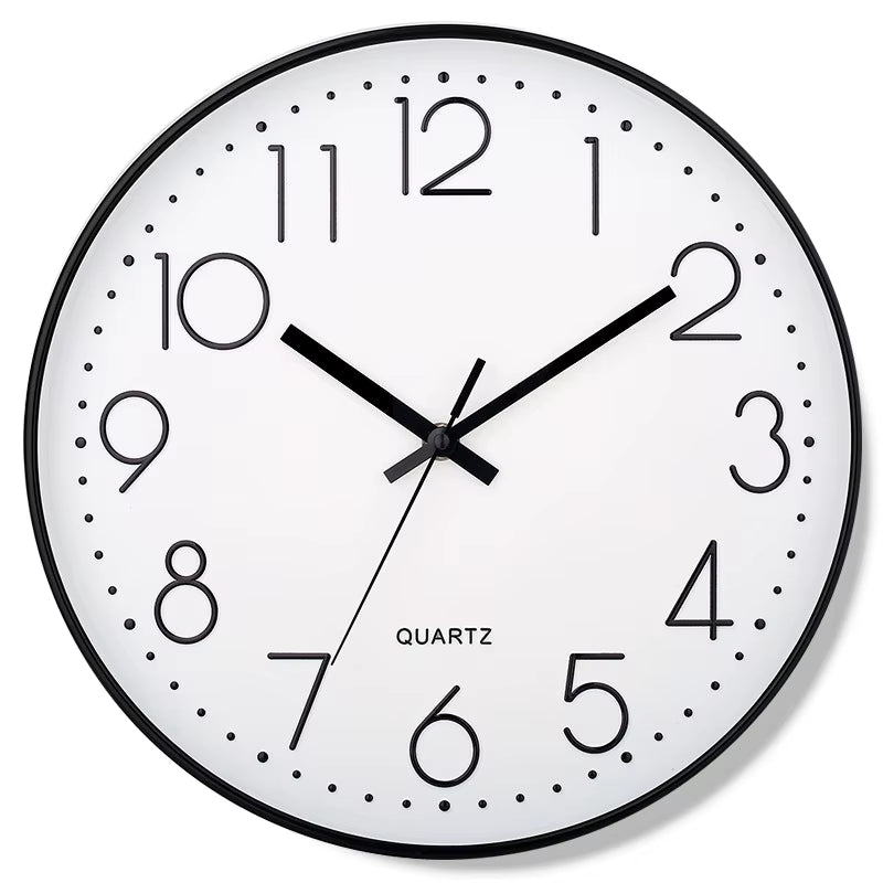 8 Inch Mute Wall Clock Simple Digital Wall Clock Home Decorations Cubic Digital Clock Quartz Wall Clock