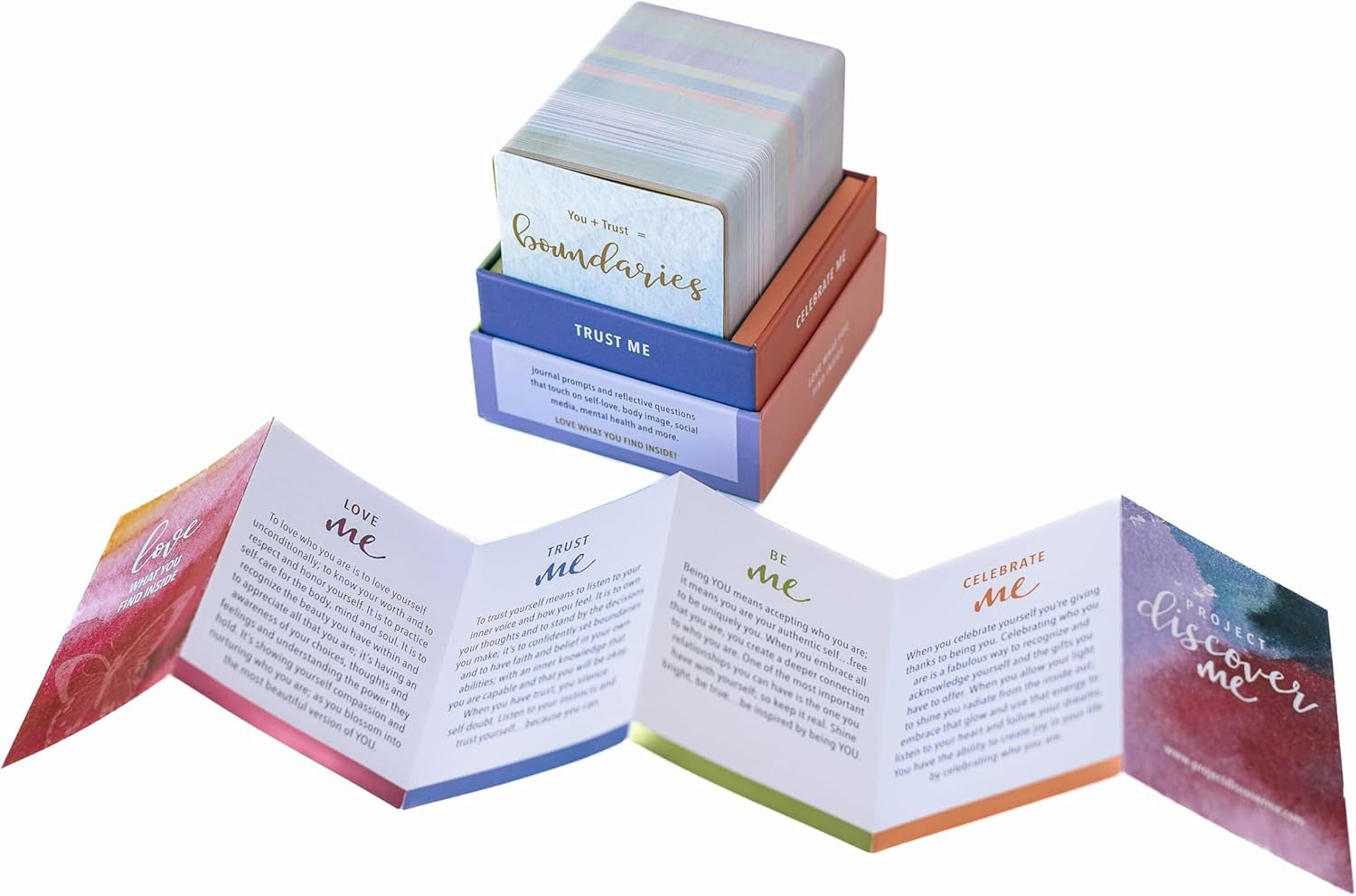A Self-Love Game for Teenage Girls | Empowerment Tool to Inspire Self-Worth W/Questions & Conversations Based on These Core Values: Love Me | Trust Me | Be Me | Celebrate Me |