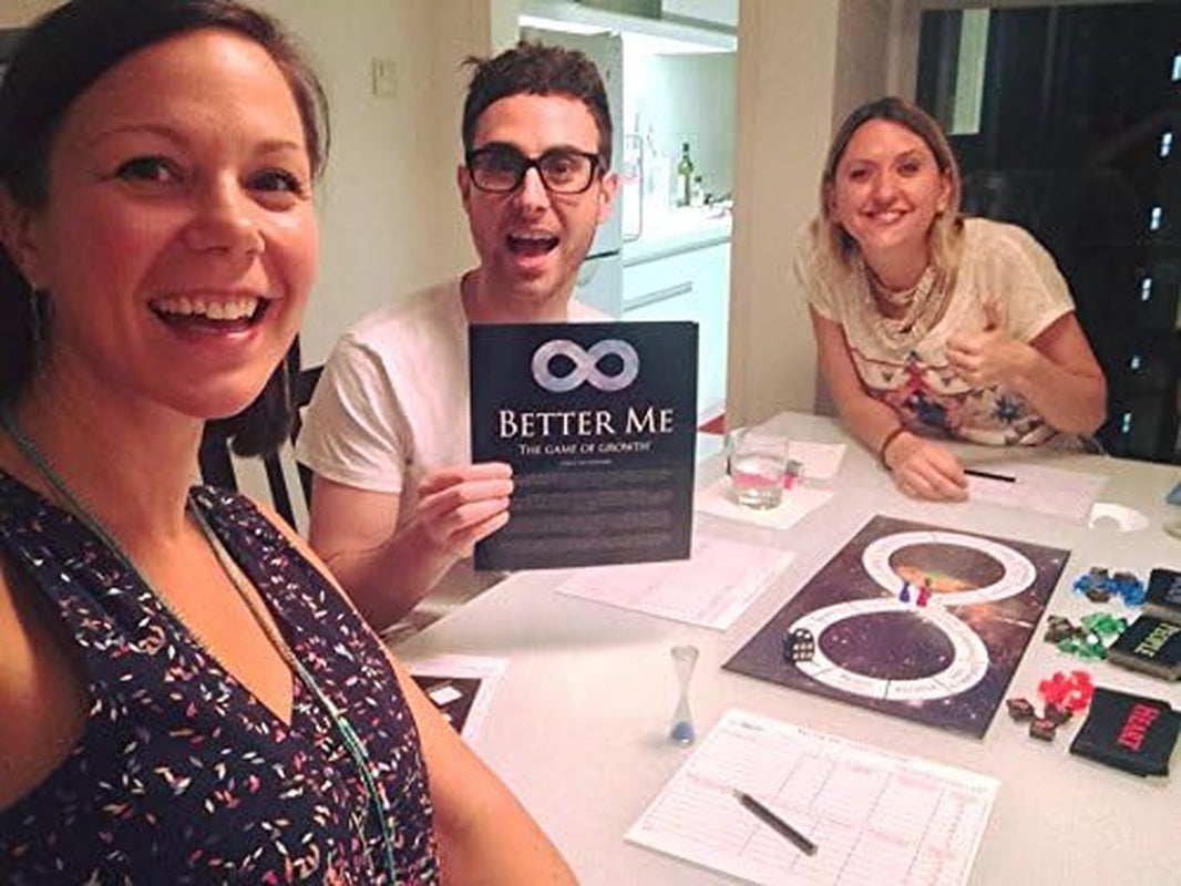Self-Improvement Board Game - Fun & Connection for Couples, Friends, and Family Game Night, Relationship Date Night Ideas, Counseling and Group Therapy, Goal Setting & Accountability