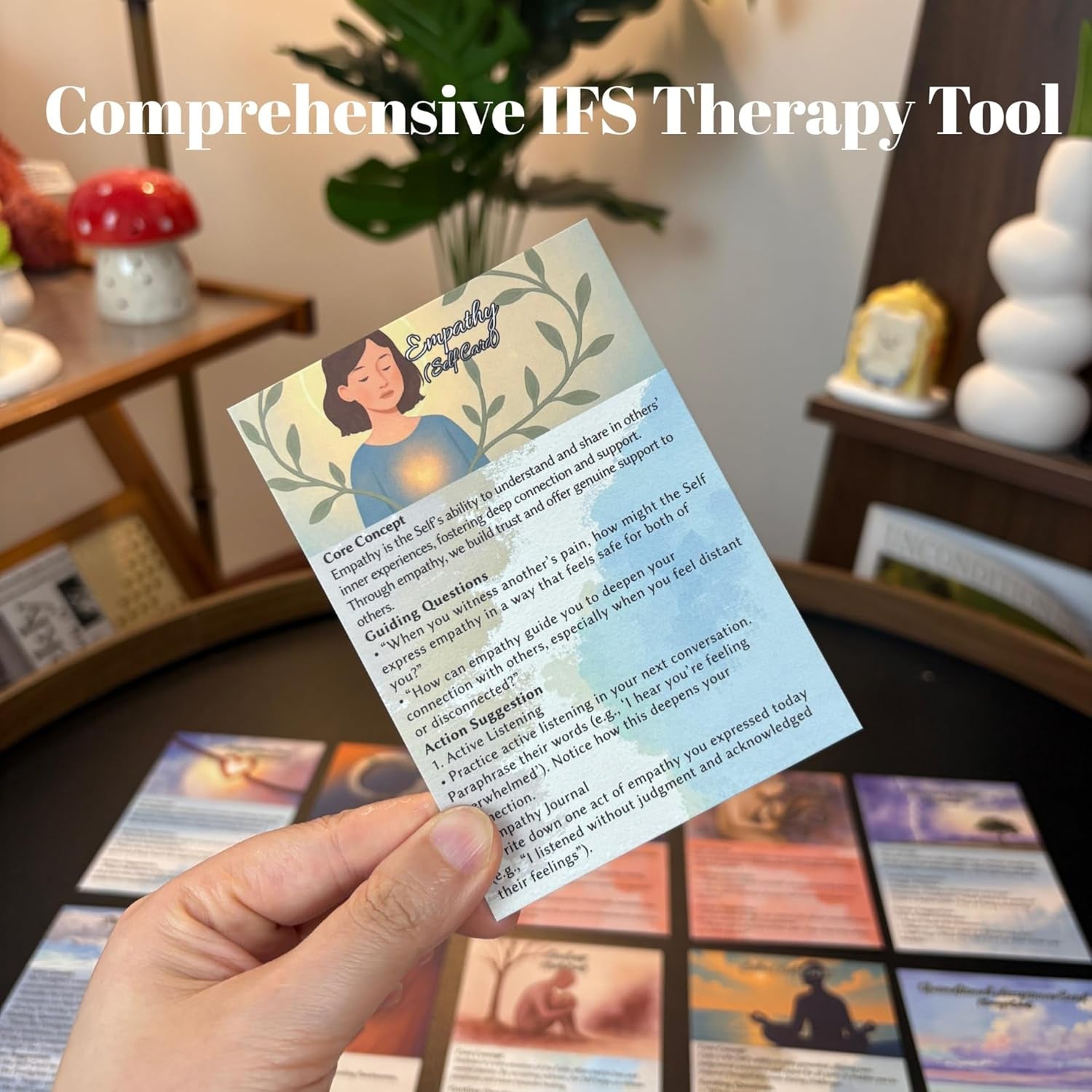 IFS Therapy Cards for Internal Family Systems – Essential Therapist Tools for Coping Skills, Anxiety, Depression, PTSD & Trauma Healing – Powerful Psychotherapy Cards for Effective Counseling