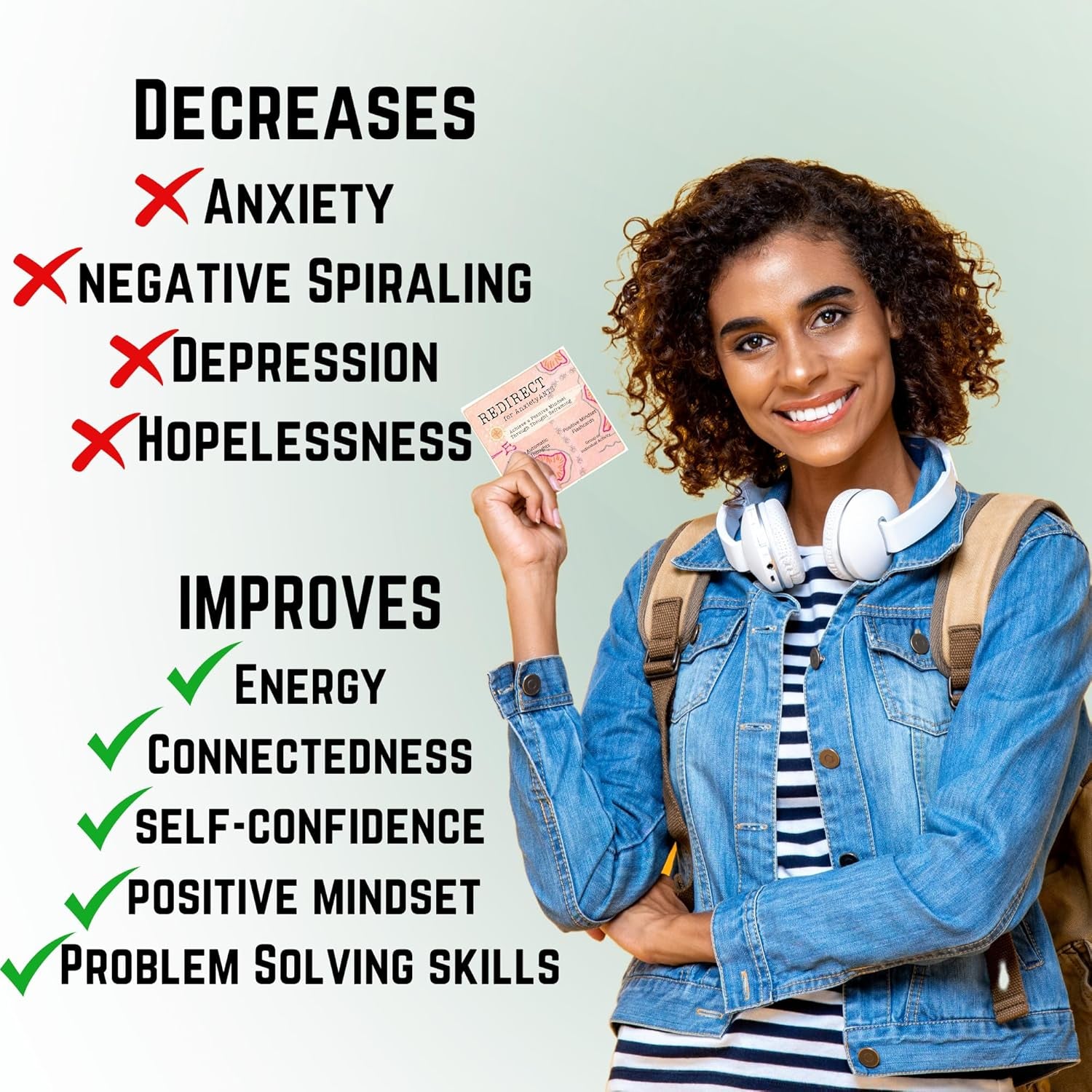 Redirect for Everyone: Rewrite Your Automatic Negative Thinking (Ants) to Positive Affirmations & Growth Mindset | Personal Growth, Group Therapy, Relieve Anxiety, Depression & Intrusive Thoughts