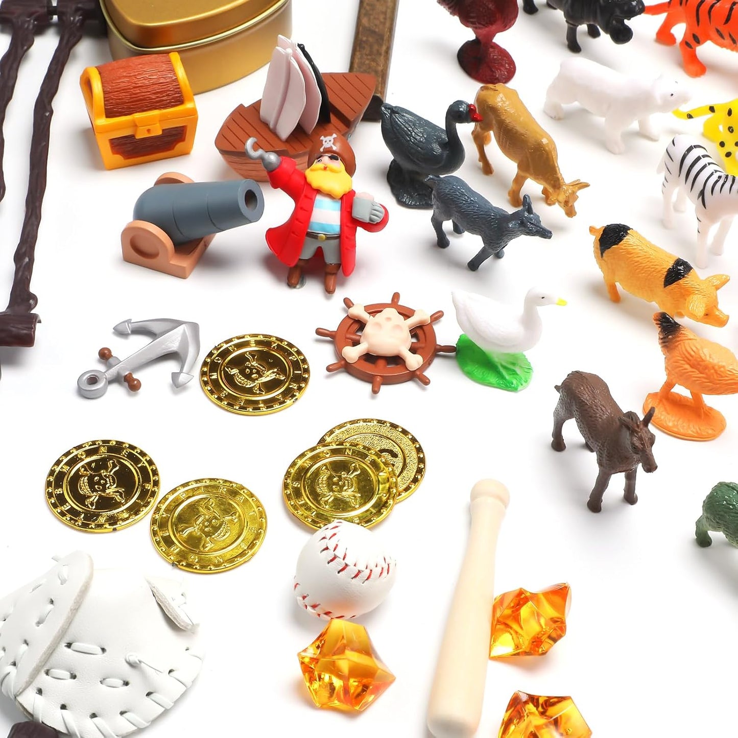 Sand Tray Starter Kit Sandtray Play Basic Portable Therapy Kit Includes 123 Miniatures Religion Nature Fantasy and Many Other Themes Suitable for Psychological Therapy and Sandbox Games