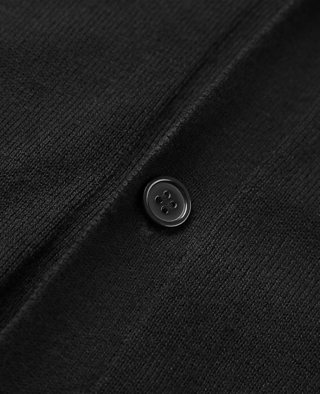 Men'S Cardigan 100% Cotton Sweater V-Neck Button down Knitted Outerwear with Pockets Fashion 2026