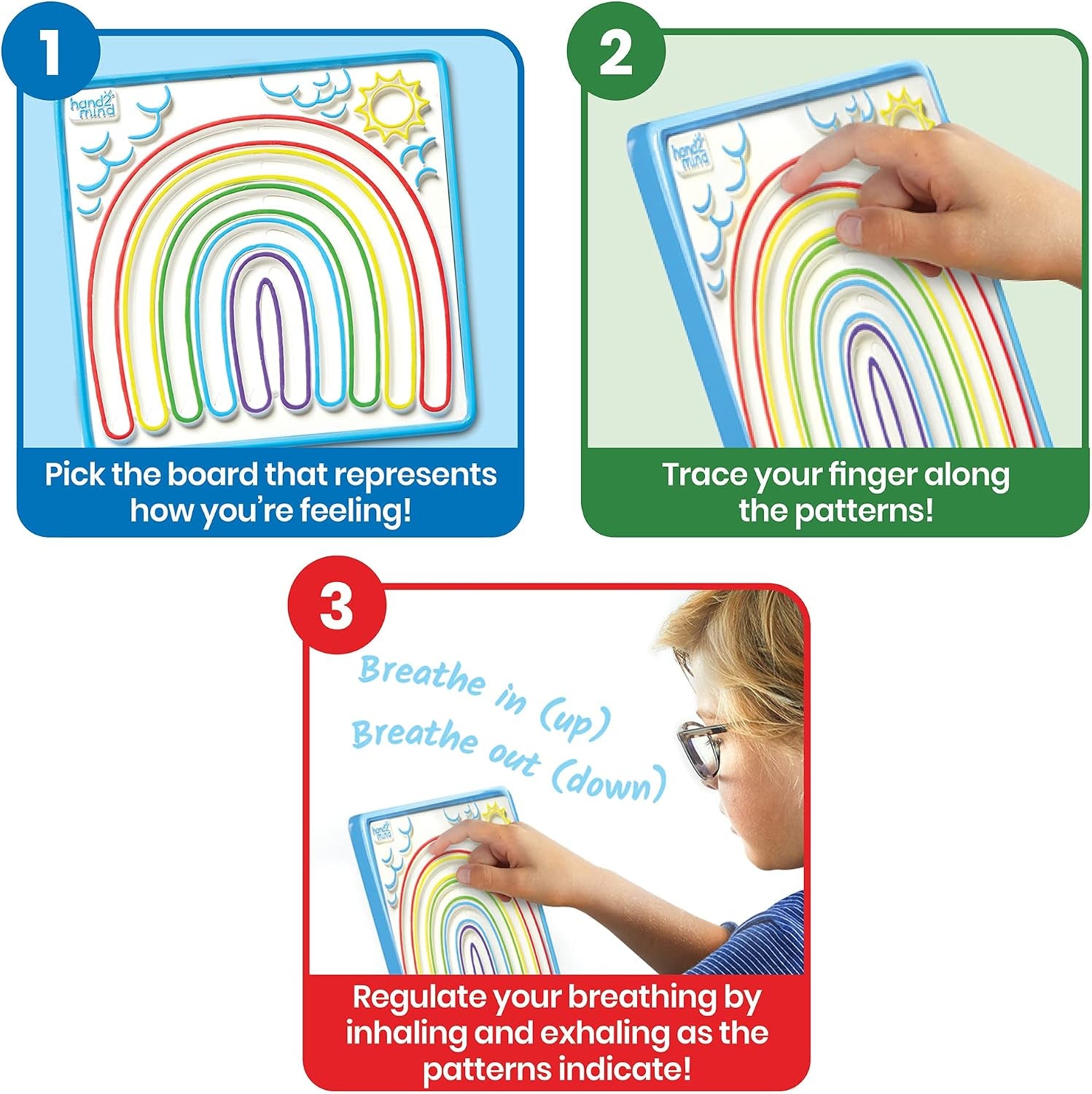 Mindful Maze Boards, Tactile Sensory Toys for Toddlers, Calm down Corner Supplies, Mindfulness for Kids, Occupational Therapy Toys, Quiet Fidgets for Classroom, Sensory Activity Board