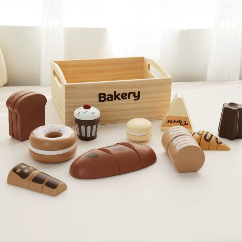 Children'S Wooden Fruits and Vegetables, Joyful Play at Home Toys, Wooden Simulation Kitchen Toys, Girls Cooking Food