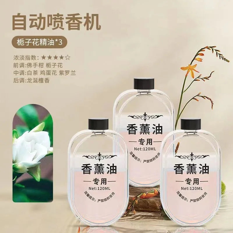 120Ml Wall Mounted Essential Oils Diffuser Aroma Diffuser 4 Modes Air Freshener with Night Light Toilet Home Room Fragrance Gift