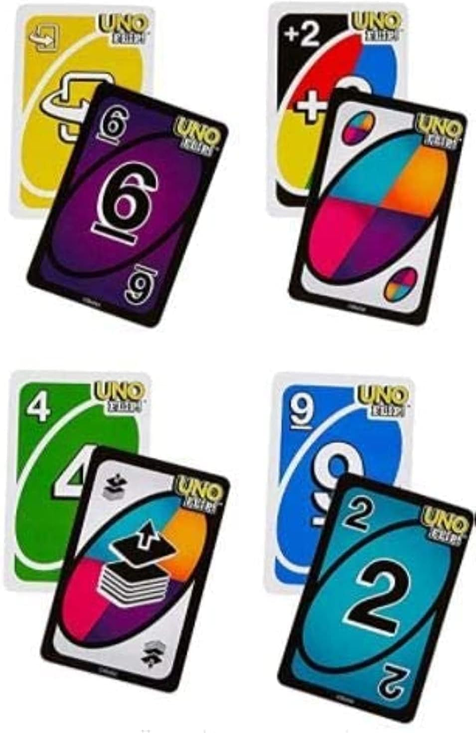 Uno No Mercy, Uno and Flip Card Game, Combo Pack of 3