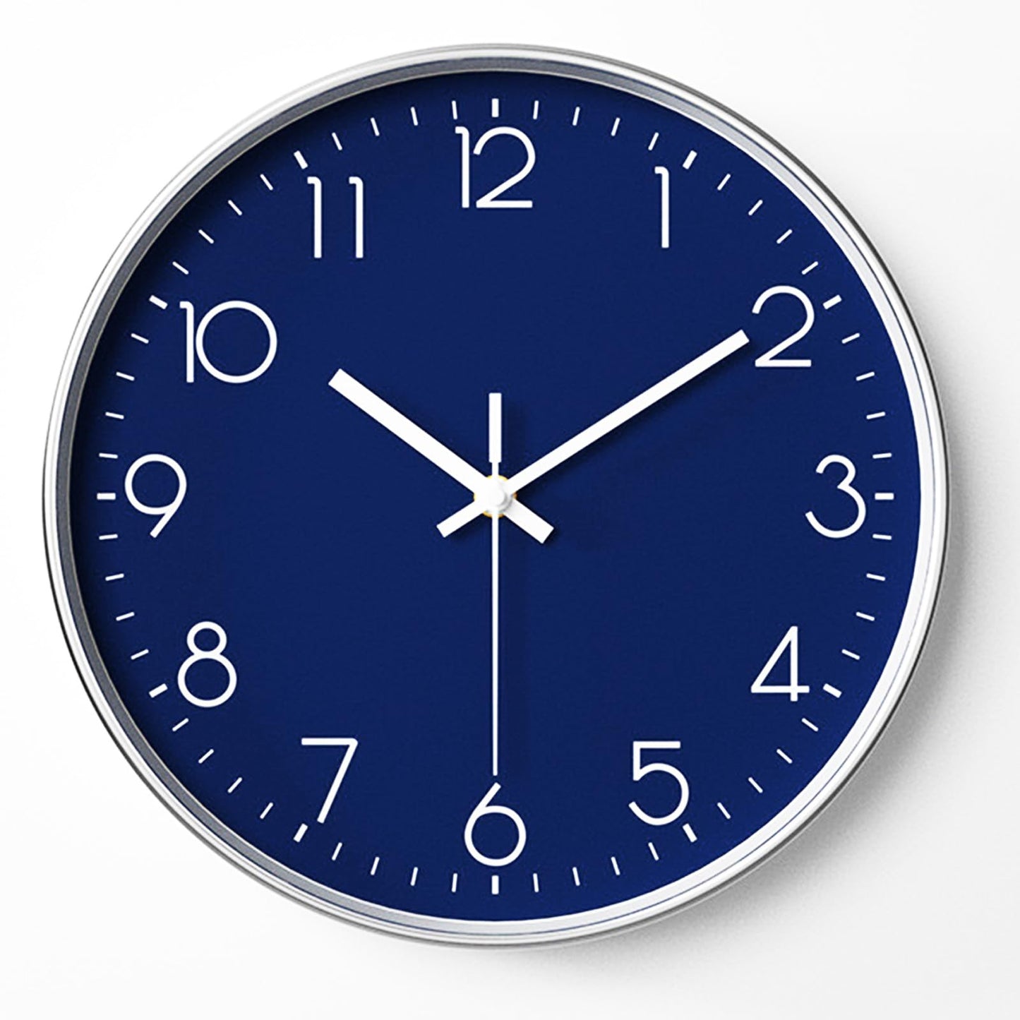 Kitchen Wall Clock, 8 Inch Small Silent Non-Ticking Wall Clock Battery Operat...
