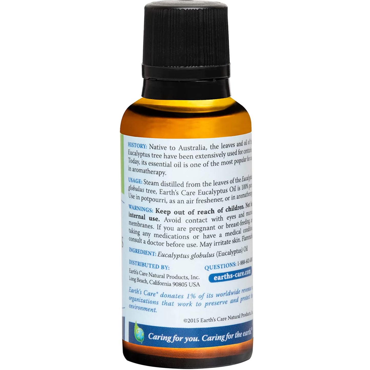 Eucalyptus Essential Oil - 100% Pure, Steam Distilled - 1 Fl Oz