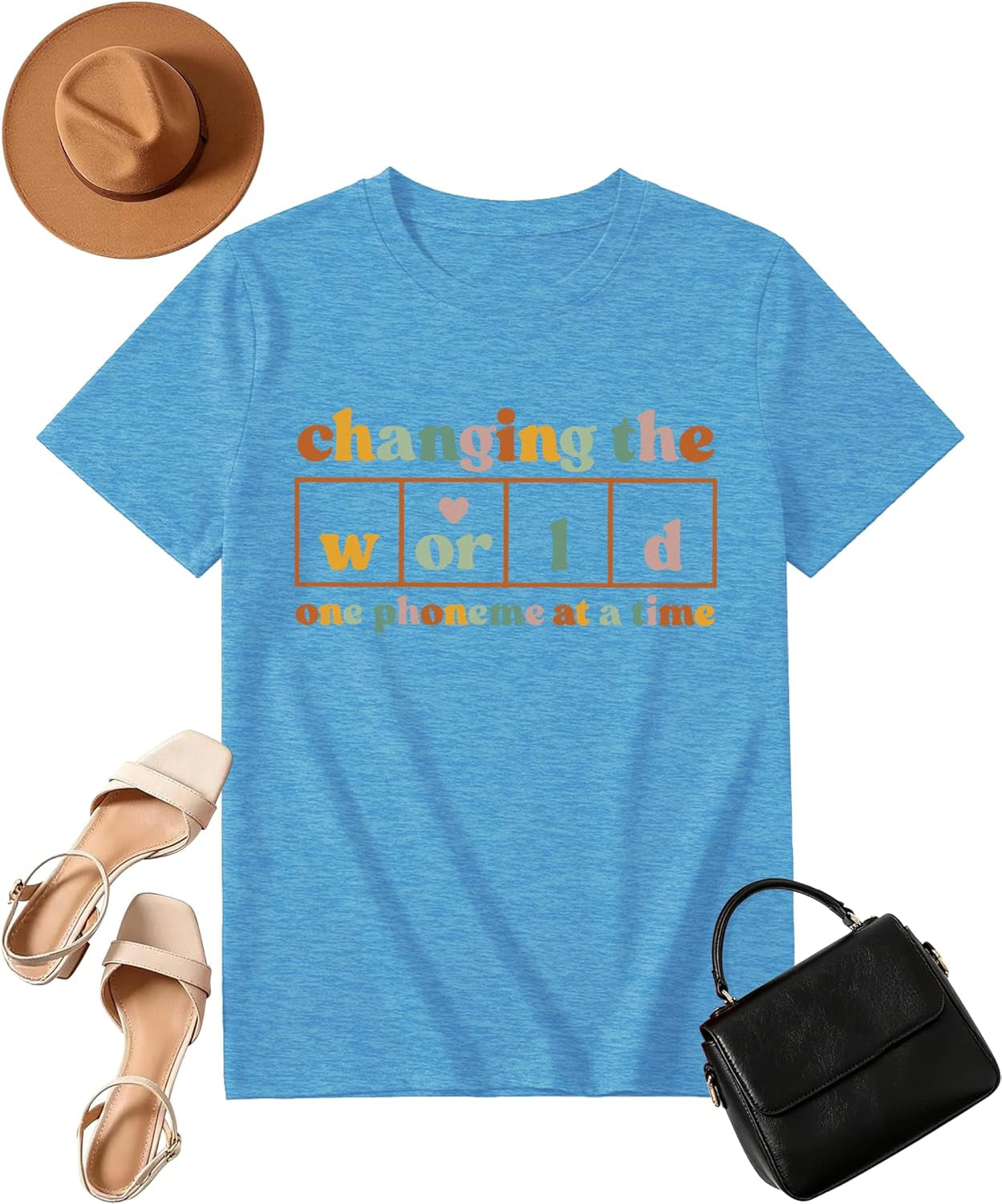 Mental Health Awareness Shirt Women-Brain Flower Tshirt Women Neuro Diversity Tee Tops Motivational Short Sleeve