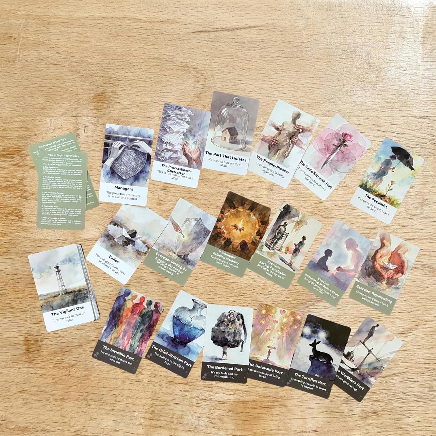 The IFS Deck: 53 Internal Family Systems Therapy Cards for Parts Work, Shadow Work & Self-Awareness – Mindfulness & Journaling Prompts for Emotional Healing and Personal Growth