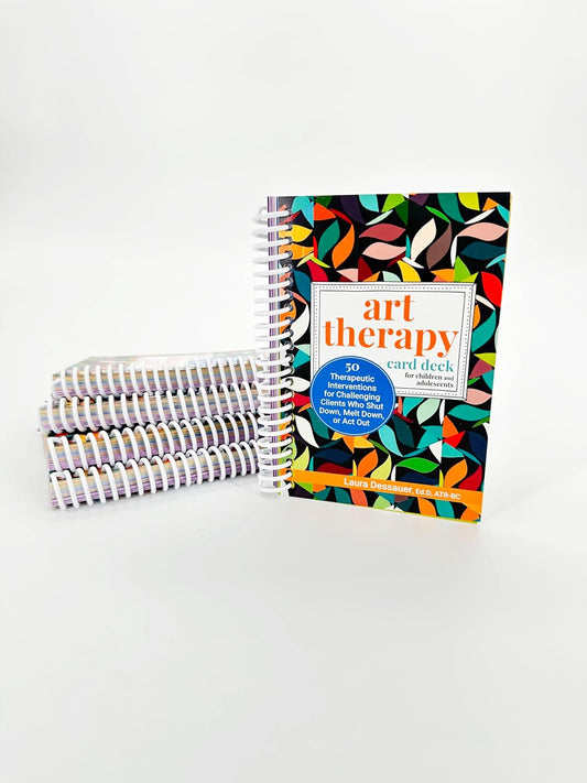 Art Therapy Card Deck for Children and Adolescents: 50 Therapeutic Interventions for Challenging Clients Who Shut Down, Melt Down, or Act Out
