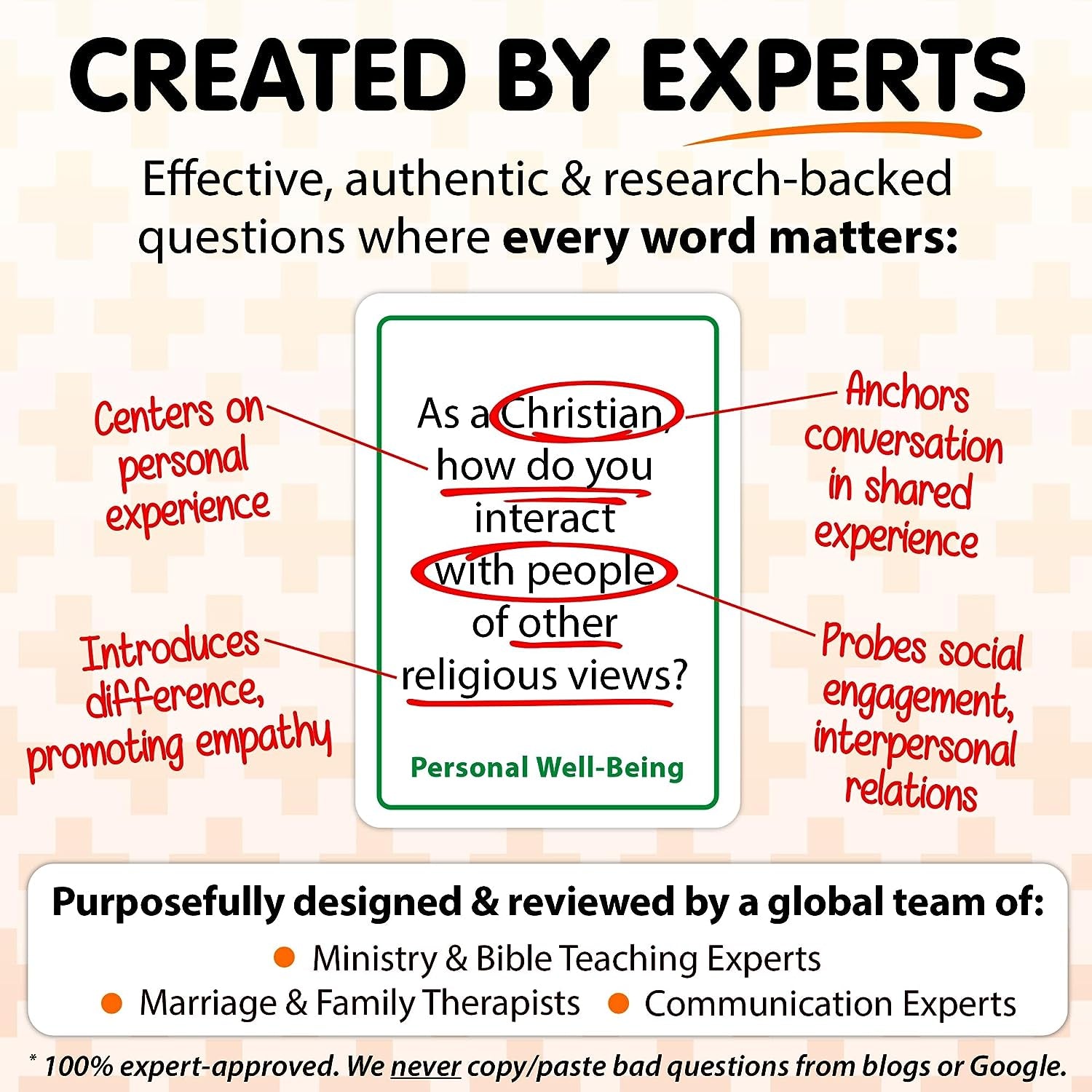 200 Conversation Cards for Christians Game - Explore Your Faith and Have Fun on Family Game Night, Bible Study or Youth Groups - Perfect for Church Groups, Couples Night, Easter Gifts