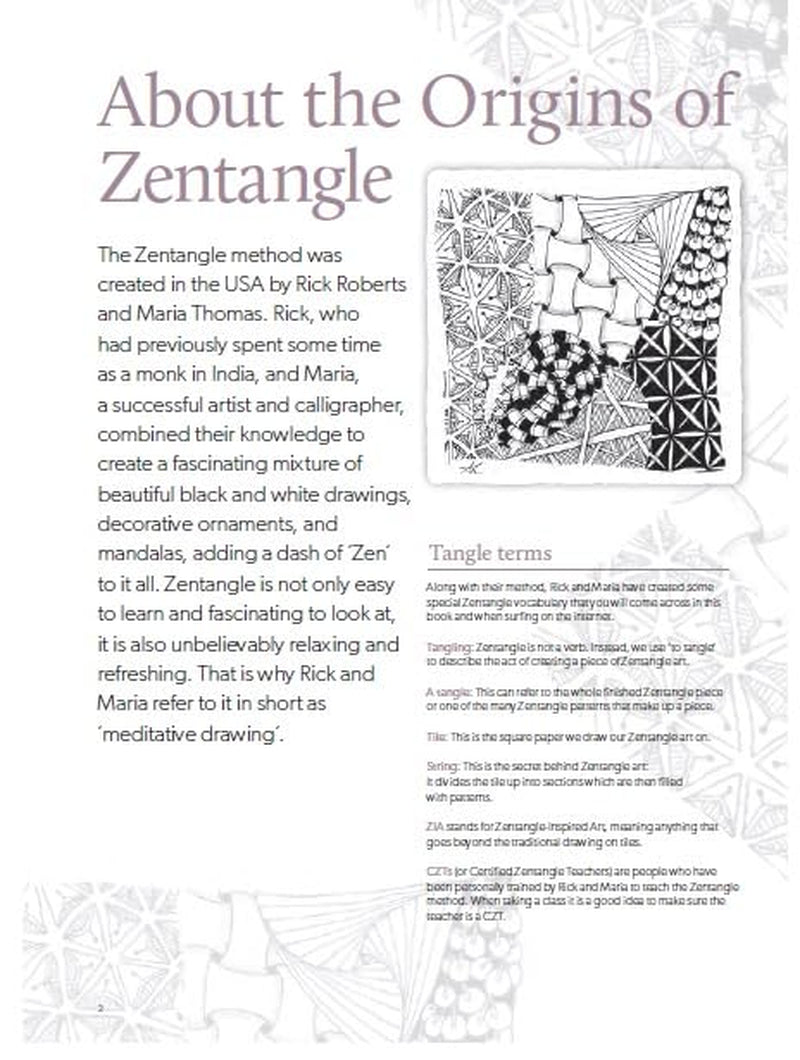 Zentangle Art Therapy