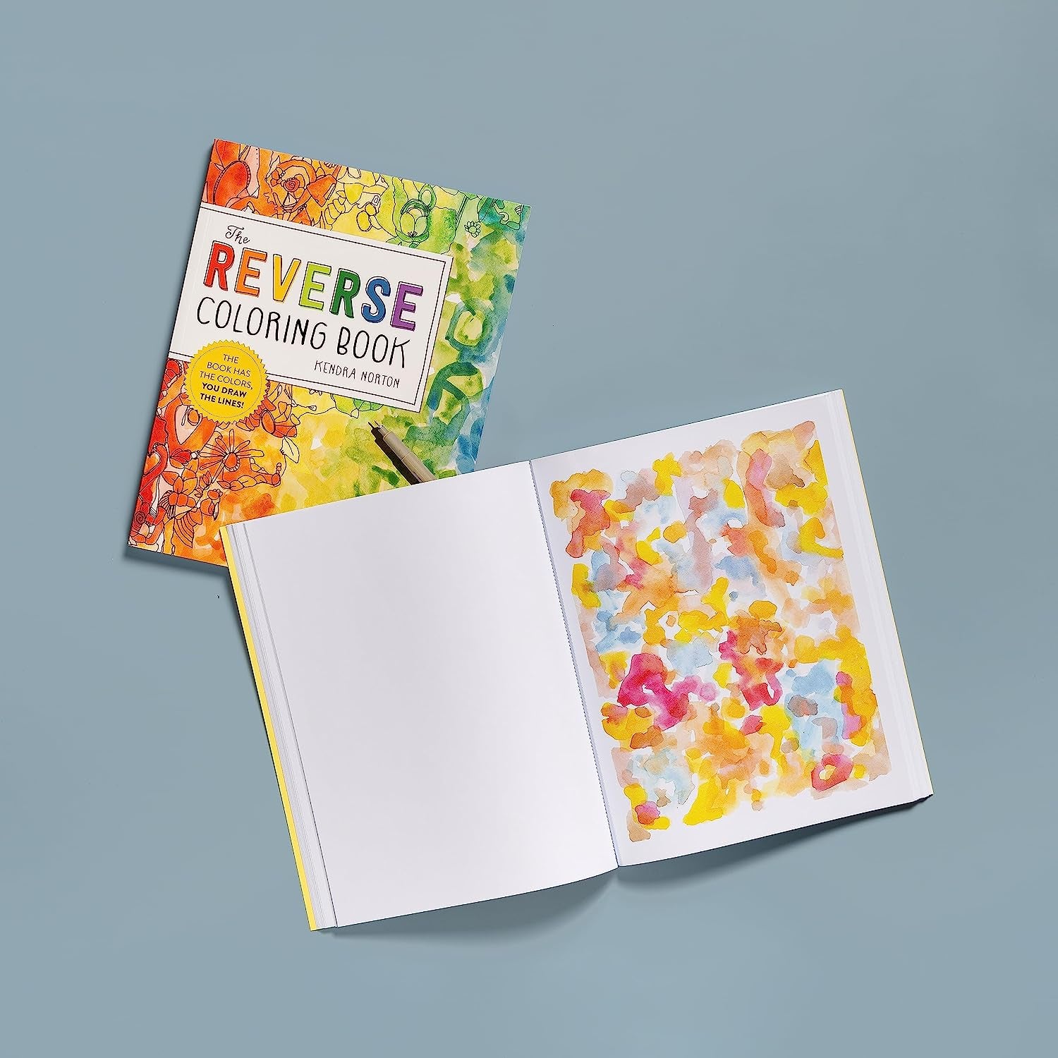 The Reverse Coloring Book™: the Book Has the Colors, You Draw the Lines!