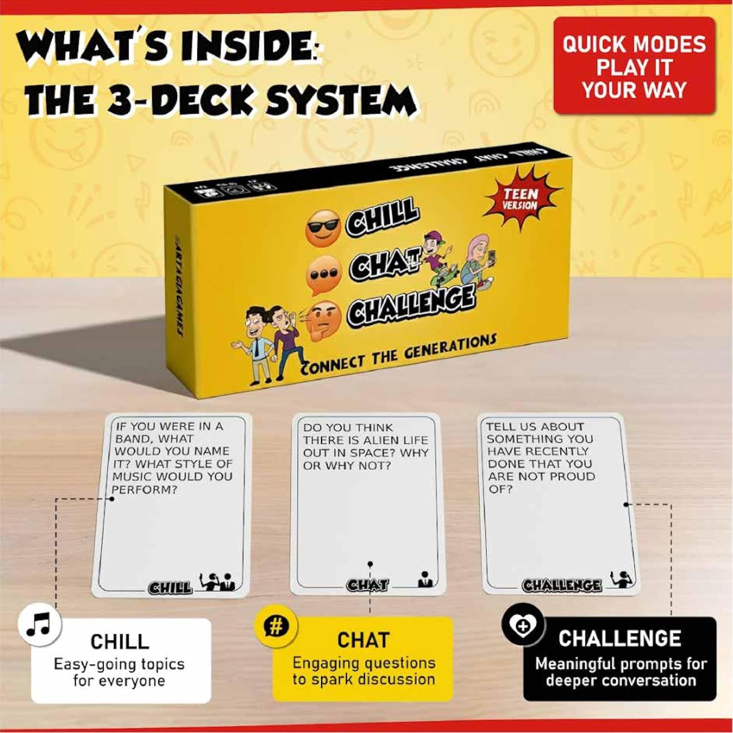 Fun Social Skills and Therapy Game for Adults and Teenagers: CBT Family Game for Therapeutic Conversations and Better Relationships. Counseling Tool