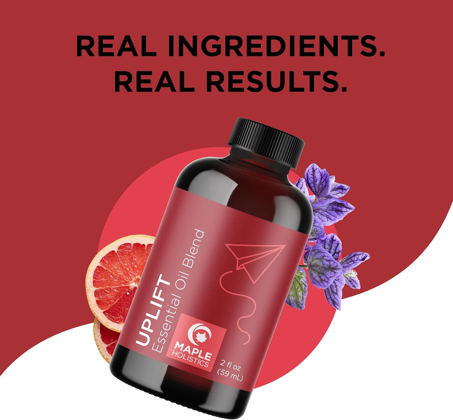 Uplift Aromatherapy Essential Oil Blend - Happy Essential Oil Blend of Calming Essential Oils for Diffusers for Home and Travel with Citrus Essential Oils and Pure Aromatherapy Oils for Diffusers 2Oz