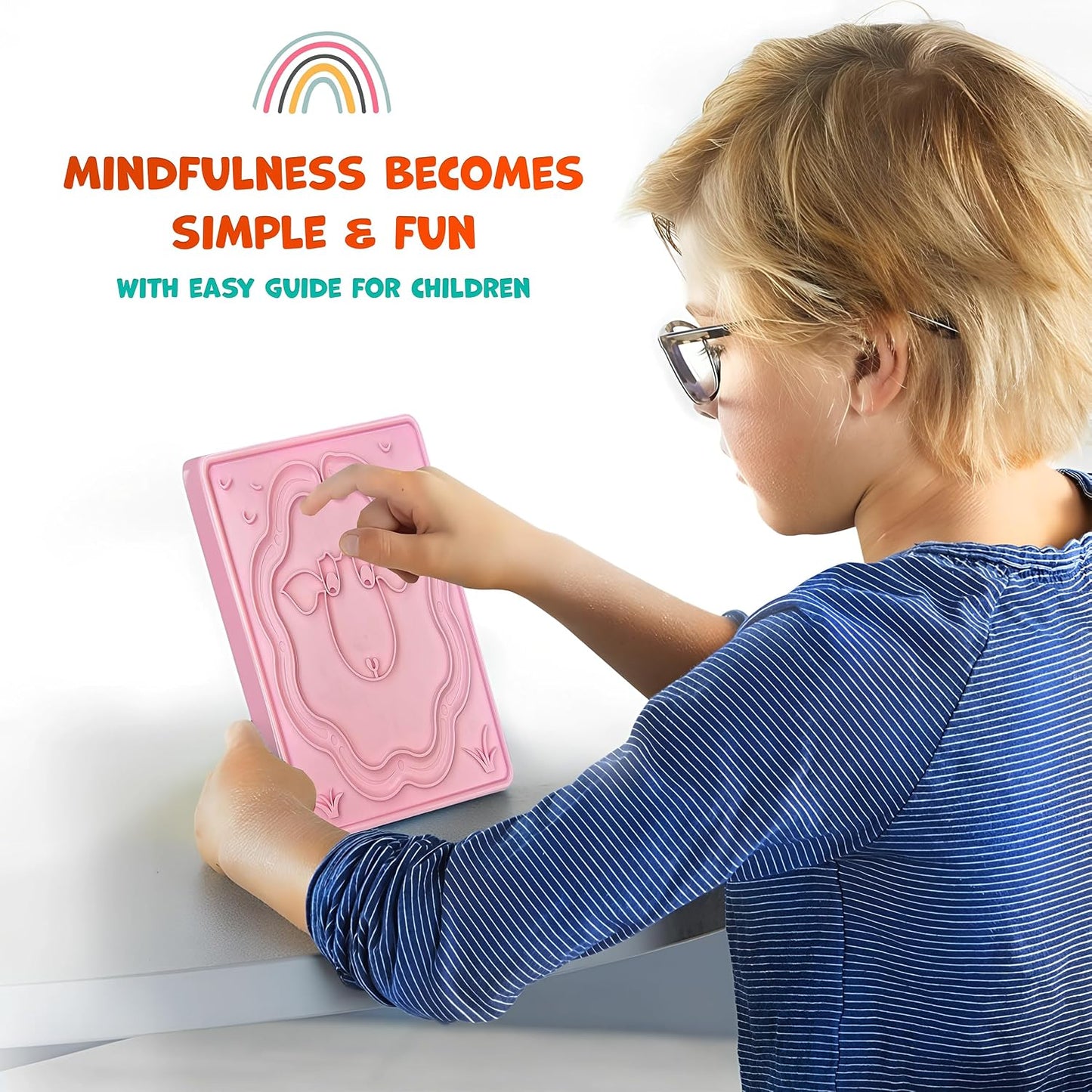 Maze Set Breathing Toys, Calm down Corner Supplies | Double Sided Tracing Mazes, Sensory Toy That Supports Focused Breathing, Builds Attention & Social Emotional Learning