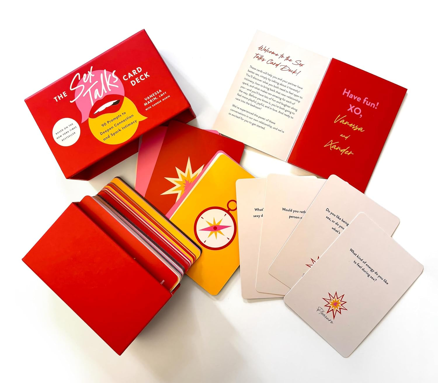 The Sex Talks Card Deck and Guidebook: 90 Prompts to Deepen Connection and Spark Intimacy