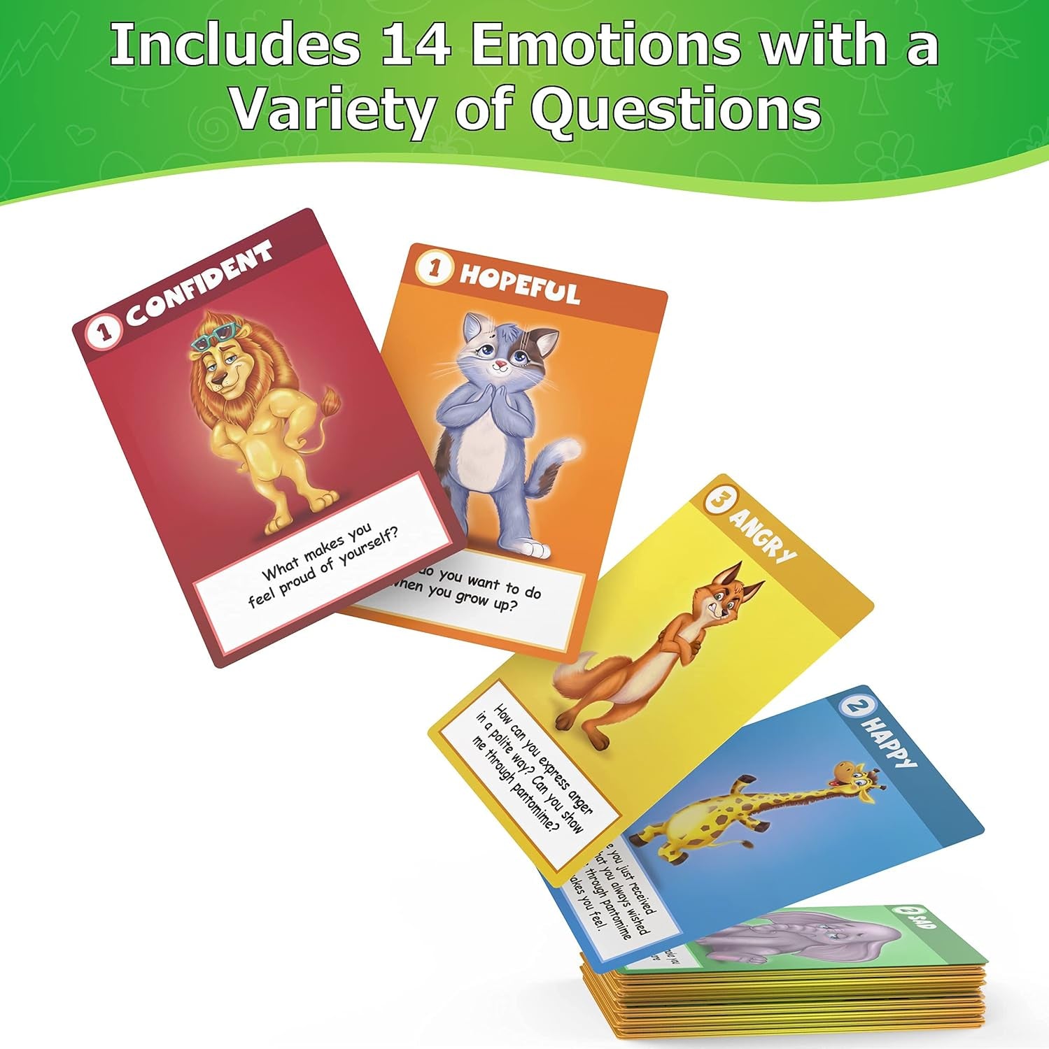 Cbtiger-Therapy Games for Kids - Created by a Professional Therapist - High Grade Cardboard - Develop Social Skills - Practice Emotional Awareness - Improves Anger Control -For Counselors