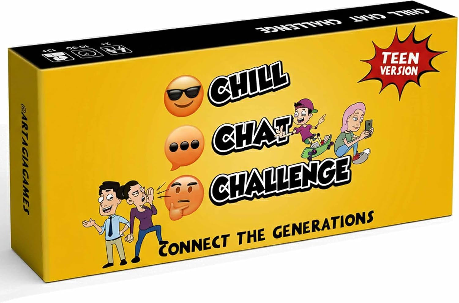 Fun Social Skills and Therapy Game for Adults and Teenagers: CBT Family Game for Therapeutic Conversations and Better Relationships. Counseling Tool