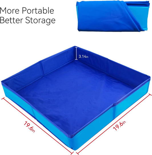Sand Tray Therapy Portable Starter Kit: Foldable Professional Therapy Sandbox with 205 Sandtray Miniatures (Including Record Form)