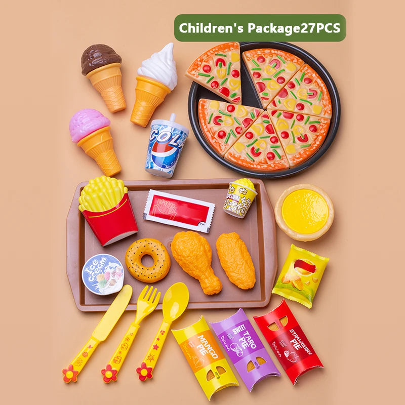 Simulation Breakfast Kids Pretend Play Kitchen Toys Miniature Steamer Buns Dumplings Chinese Food Children Educational Toys