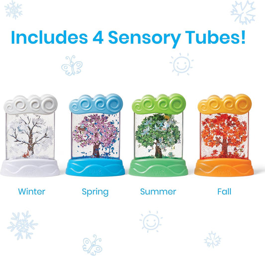 Changing Seasons Sensory Tubes, Calm down Corner Supplies, Quiet Fidgets, Travel Toddler Toys, Preschool Classroom Must Haves, Hands-On Stress Relief Toy, Anxiety Relief Items for Kids