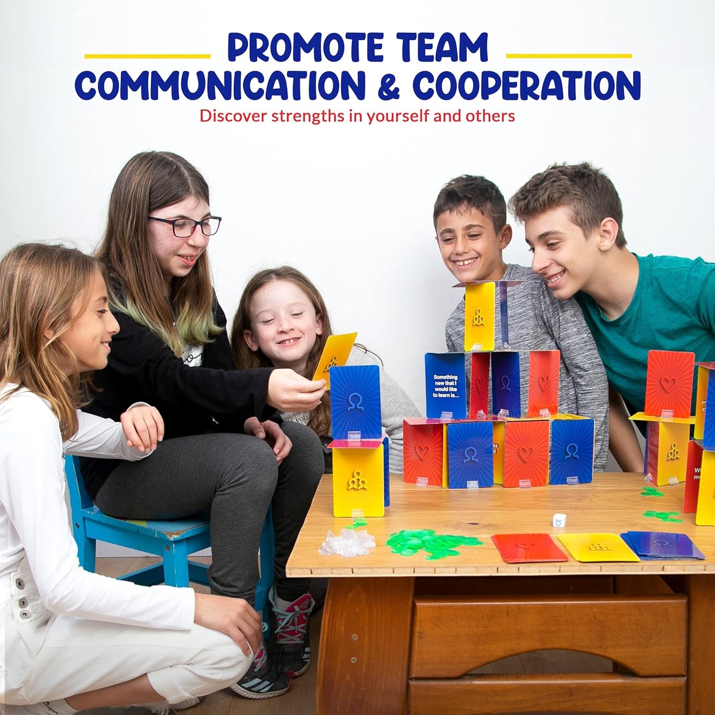 Social Emotional Games for Teens and Kids 6+ |  Tower of Self Esteem Therapy Game for Counselors, Therapists and Parents | SEL & CBT Tools