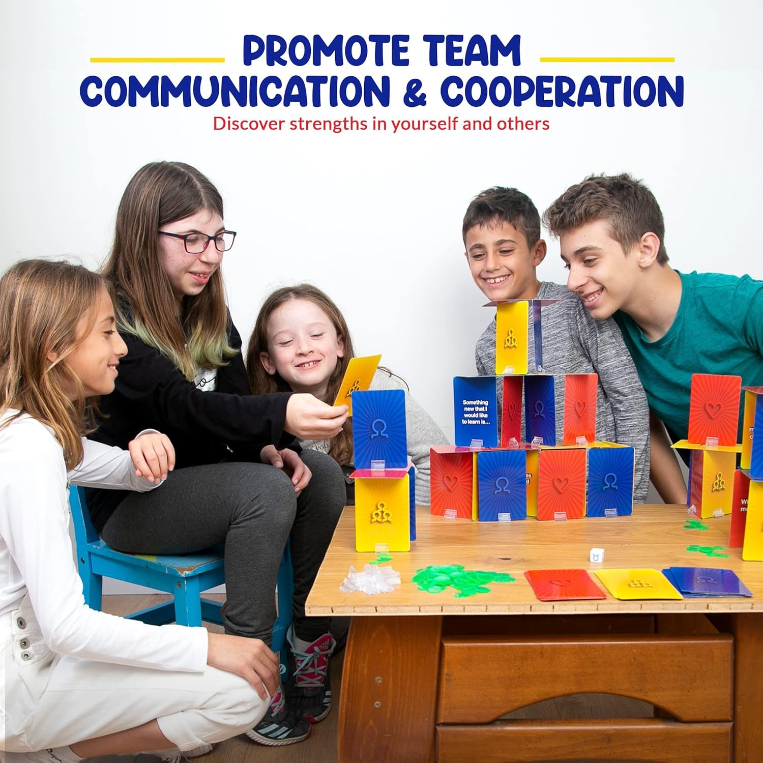 Social Emotional Games for Teens and Kids 6+ |  Tower of Self Esteem Therapy Game for Counselors, Therapists and Parents | SEL & CBT Tools