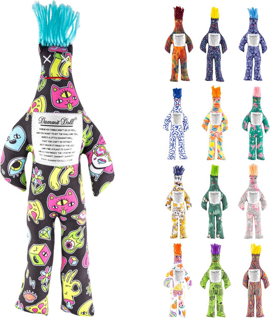 - Funny Stress Relief Gag Gift, Random Color - for Anger & Frustration Relief - White Elephant or Emotional Support Doll for Adults & Women - 1 Count