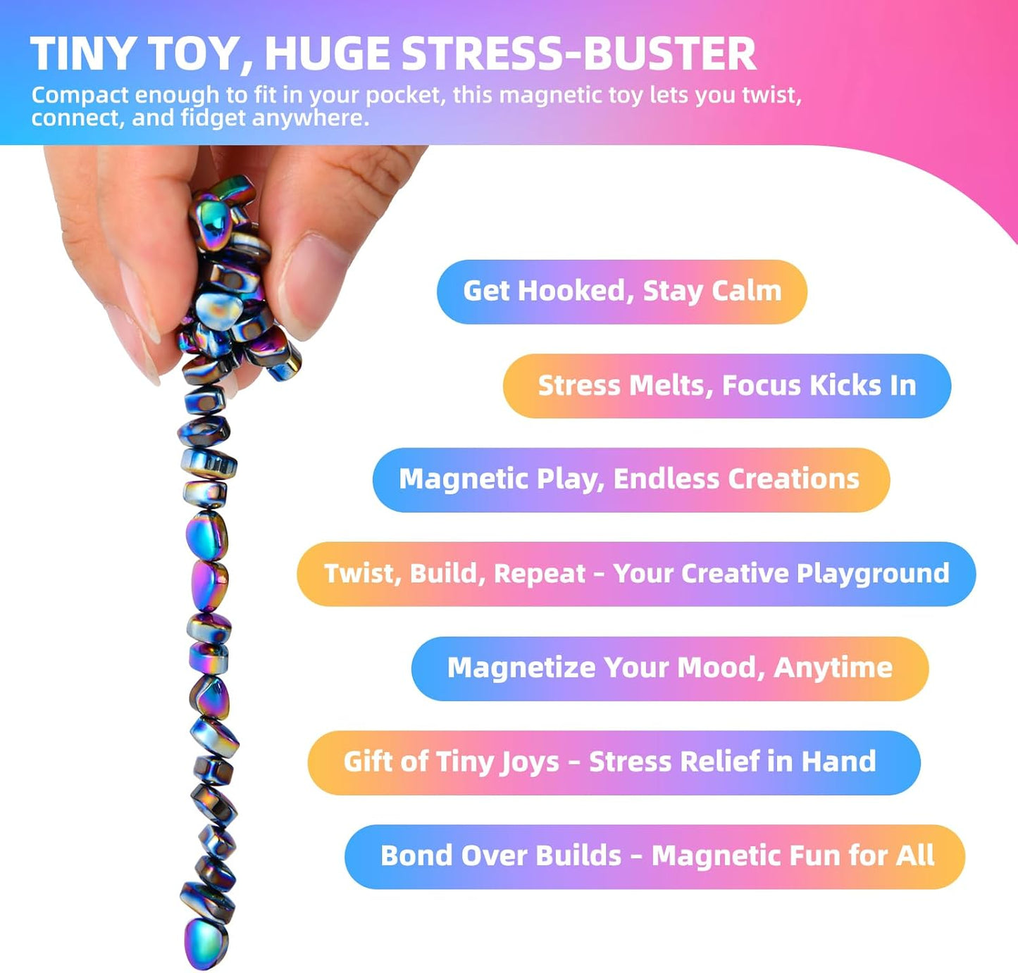 550Pcs Fidget Toys for Adults, Stress Relief Sensory Toys for Autism ADHD Anxiety,Desk Fidgets Toys,Fidgets Toys Adults Gifts