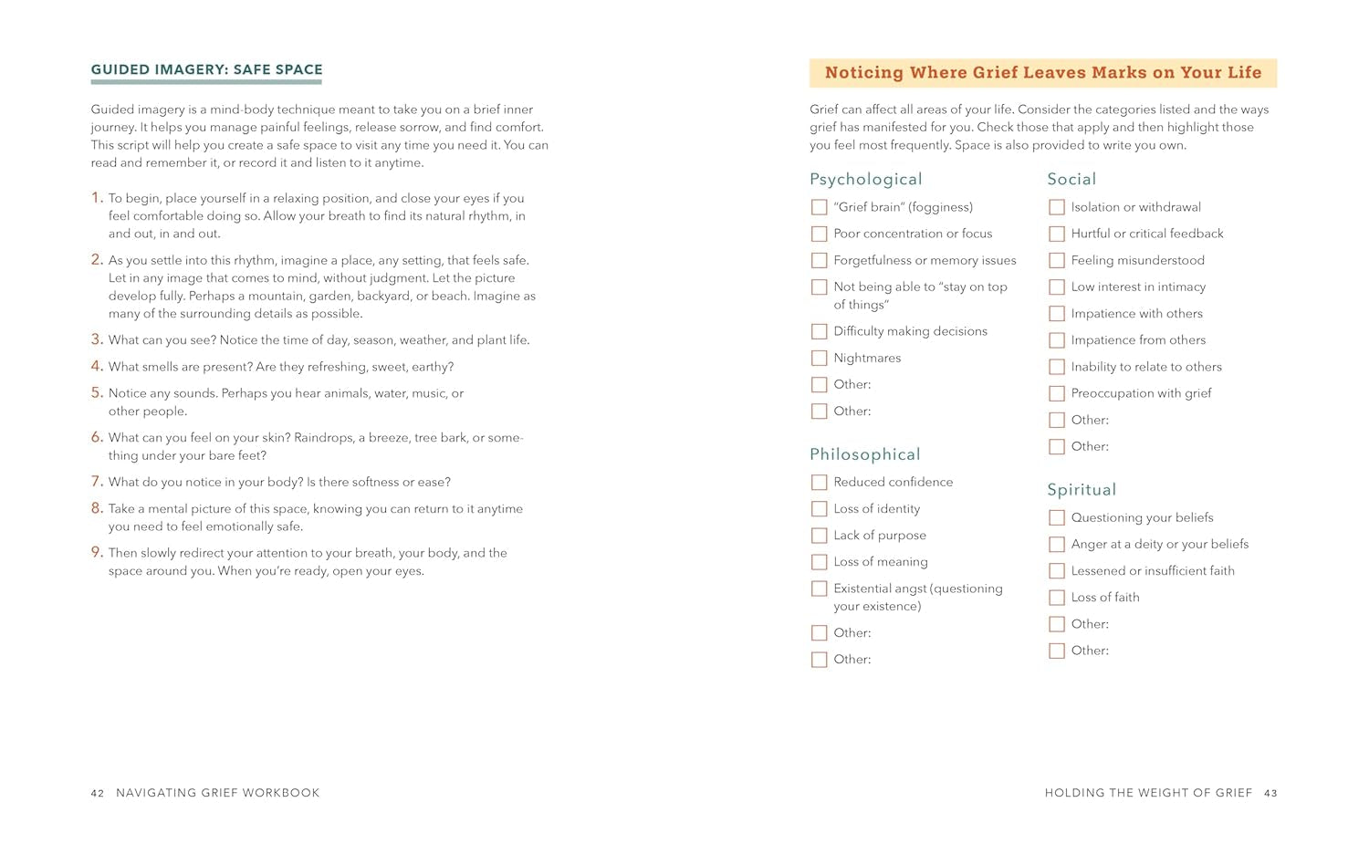 Navigating Grief Workbook: Evidence-Based Exercises to Move through Grief and Heal