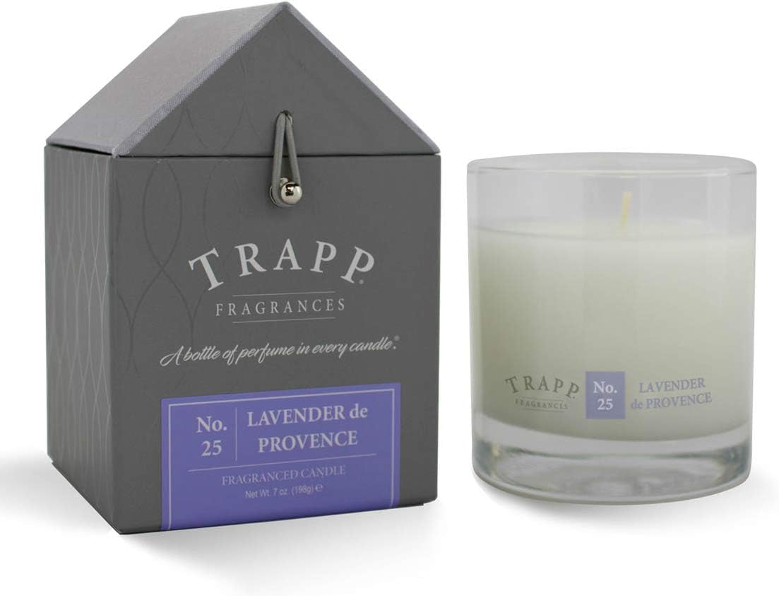 Signature Home Collection No. 25 Lavender De Provence Poured Scented Candle, 7-Ounce