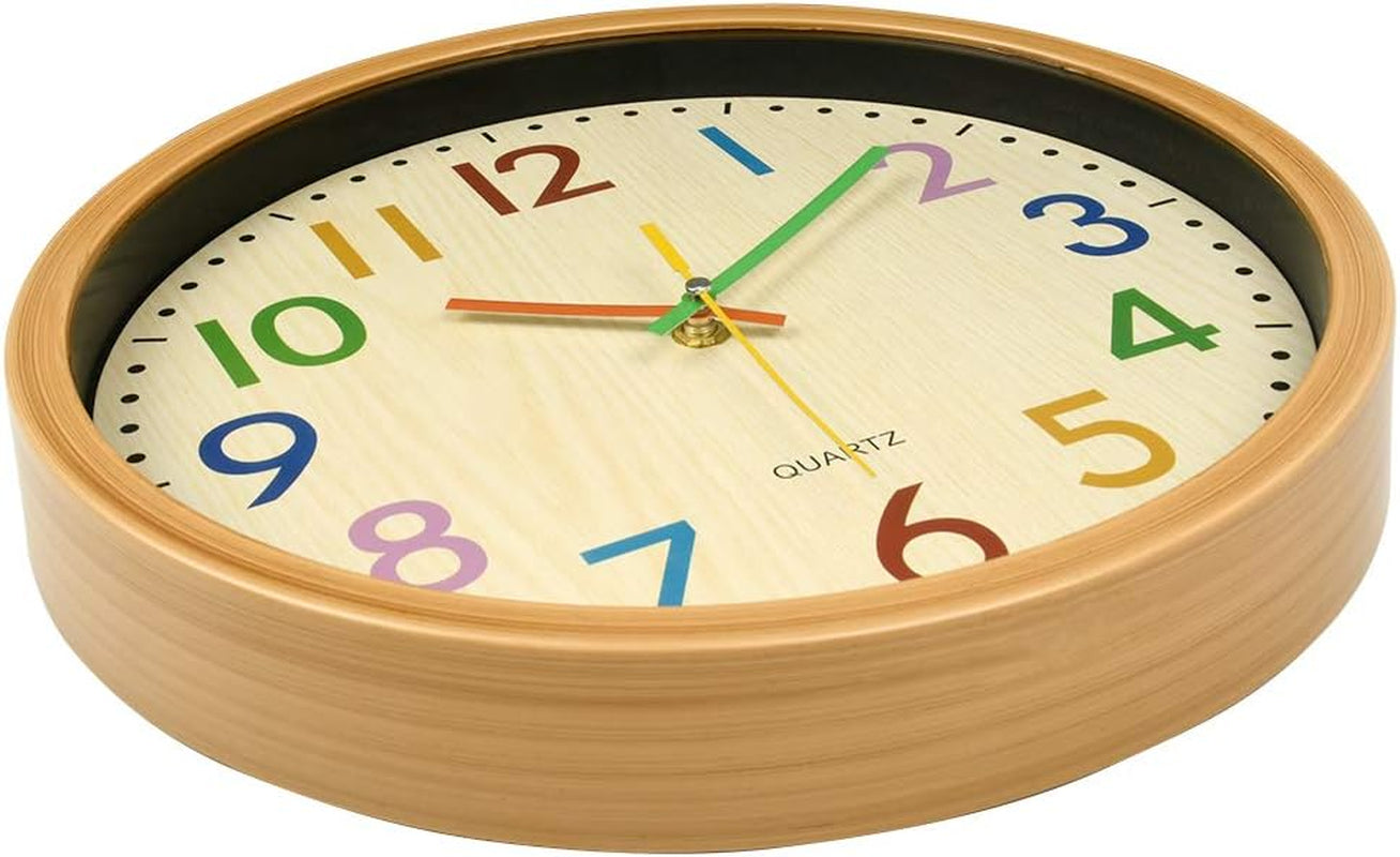 VREAONE Kids Analog Clock - Yellow, Unisex, 12-Inch