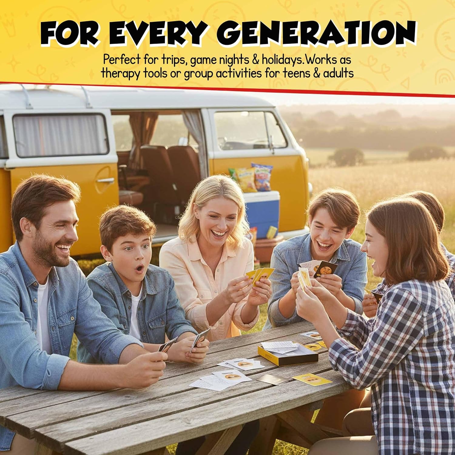 Fun Social Skills and Therapy Game for Adults and Teenagers: CBT Family Game for Therapeutic Conversations and Better Relationships. Counseling Tool