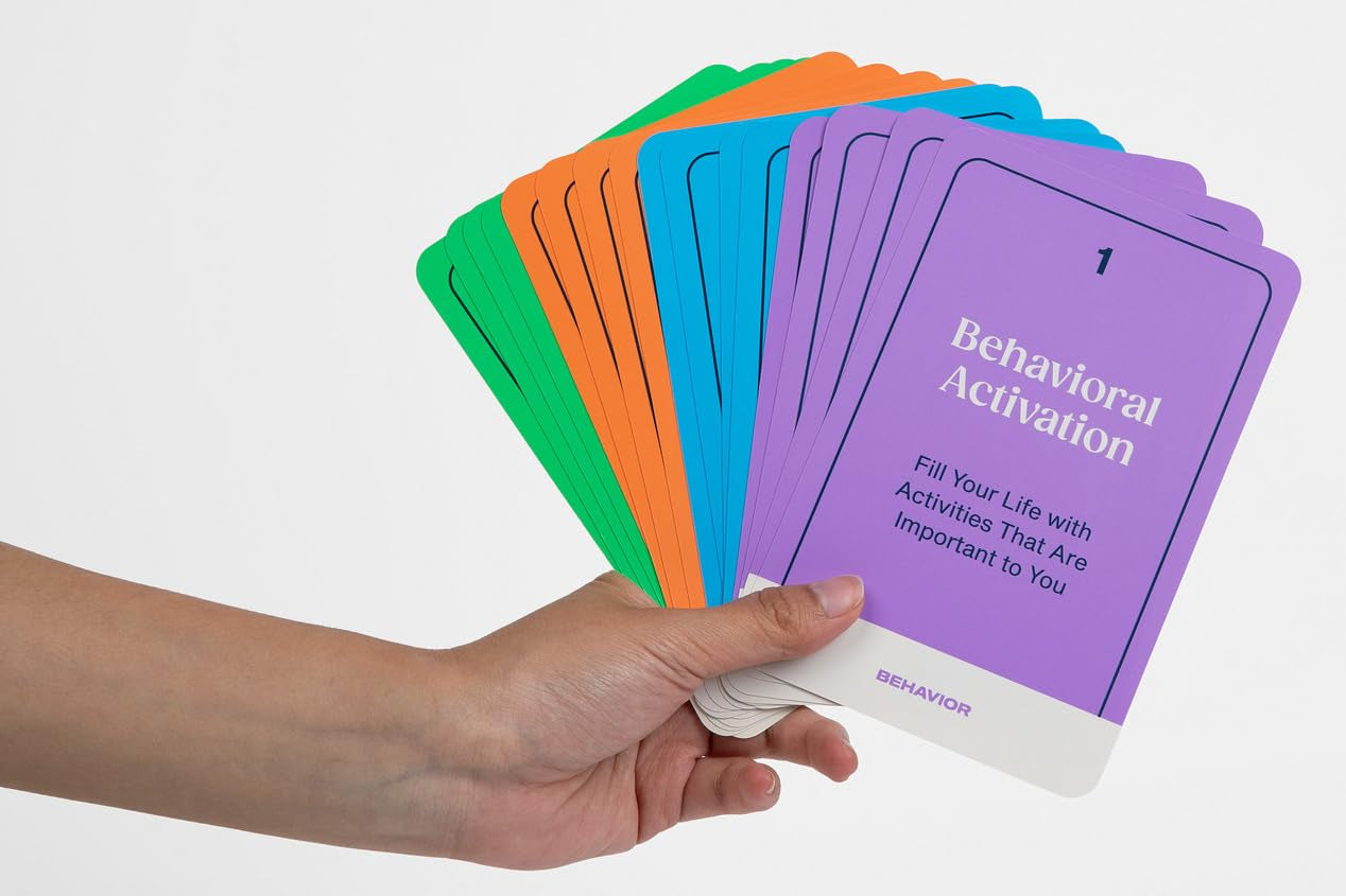 Managing Depression CBT Deck: Cognitive Behavioral Therapy Skills for Life-Changing Relief